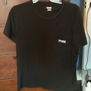 PINK Victoria's Secret Classic Black Tee